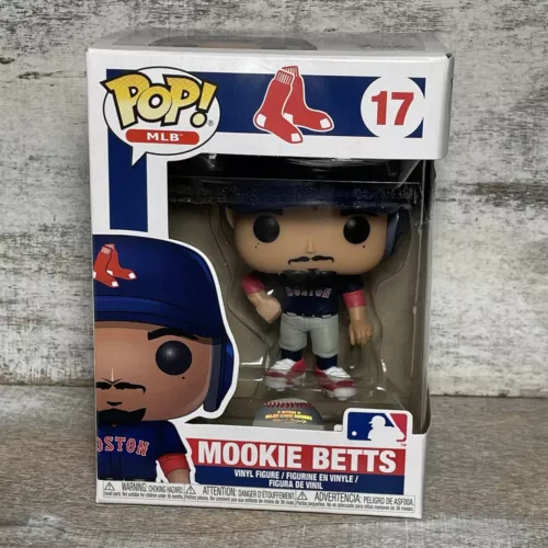 MLB #17 Mookie Betts Boston Red Sox Funko POP Figurine Fanatics Exclusive New