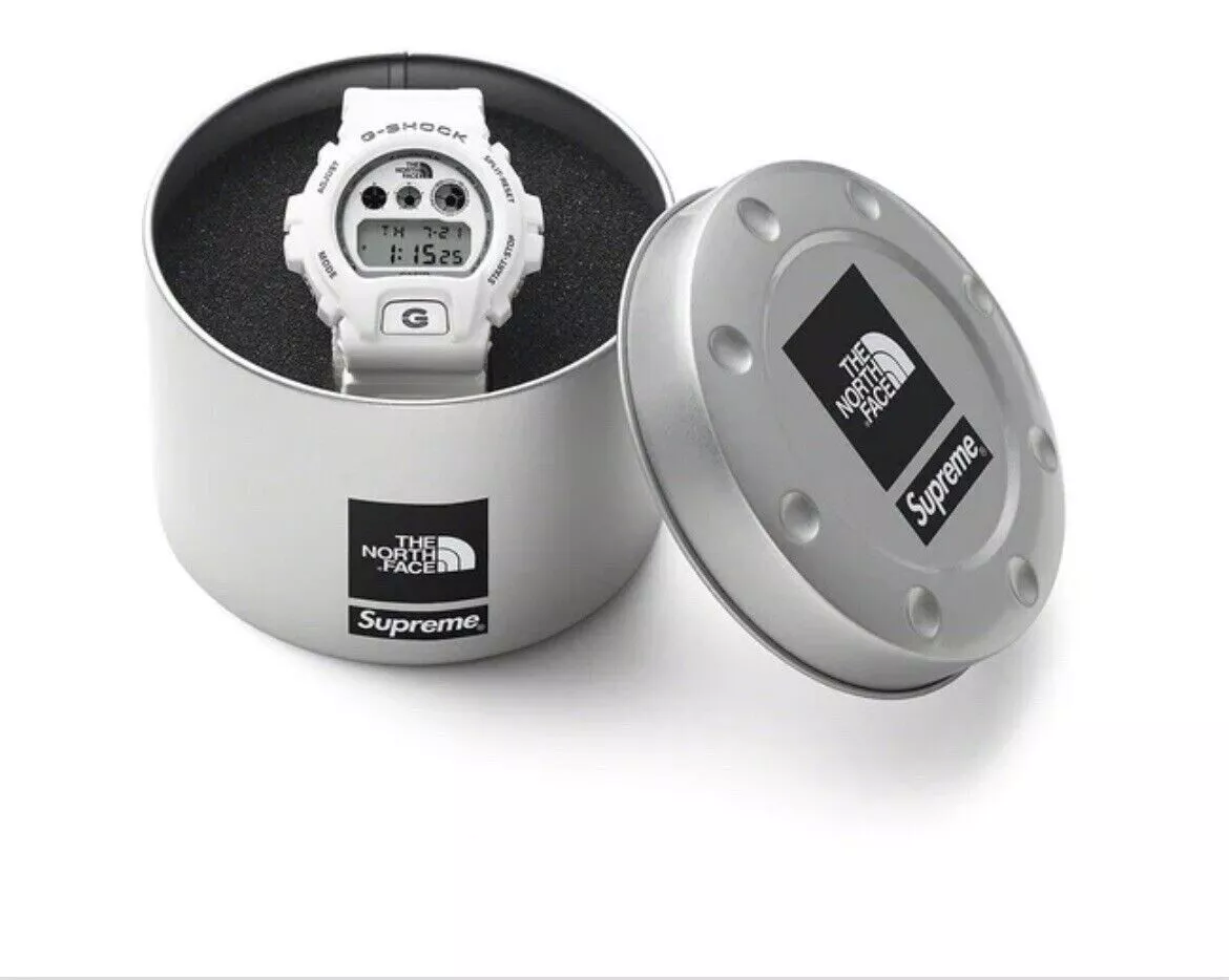 Supreme x The North Face x Casio G-Shock Watch White TNF FW22 | eBay