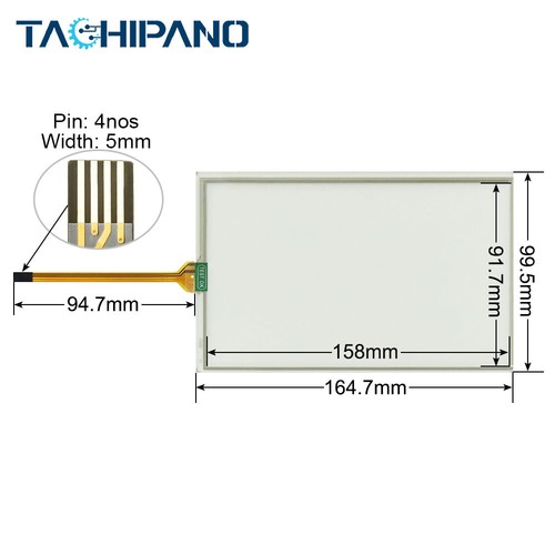 Schutzfolie für Kinco MT4404T MT4404TE 7" mit Touchscreen Scheibe Glas - Bild 2 von 8