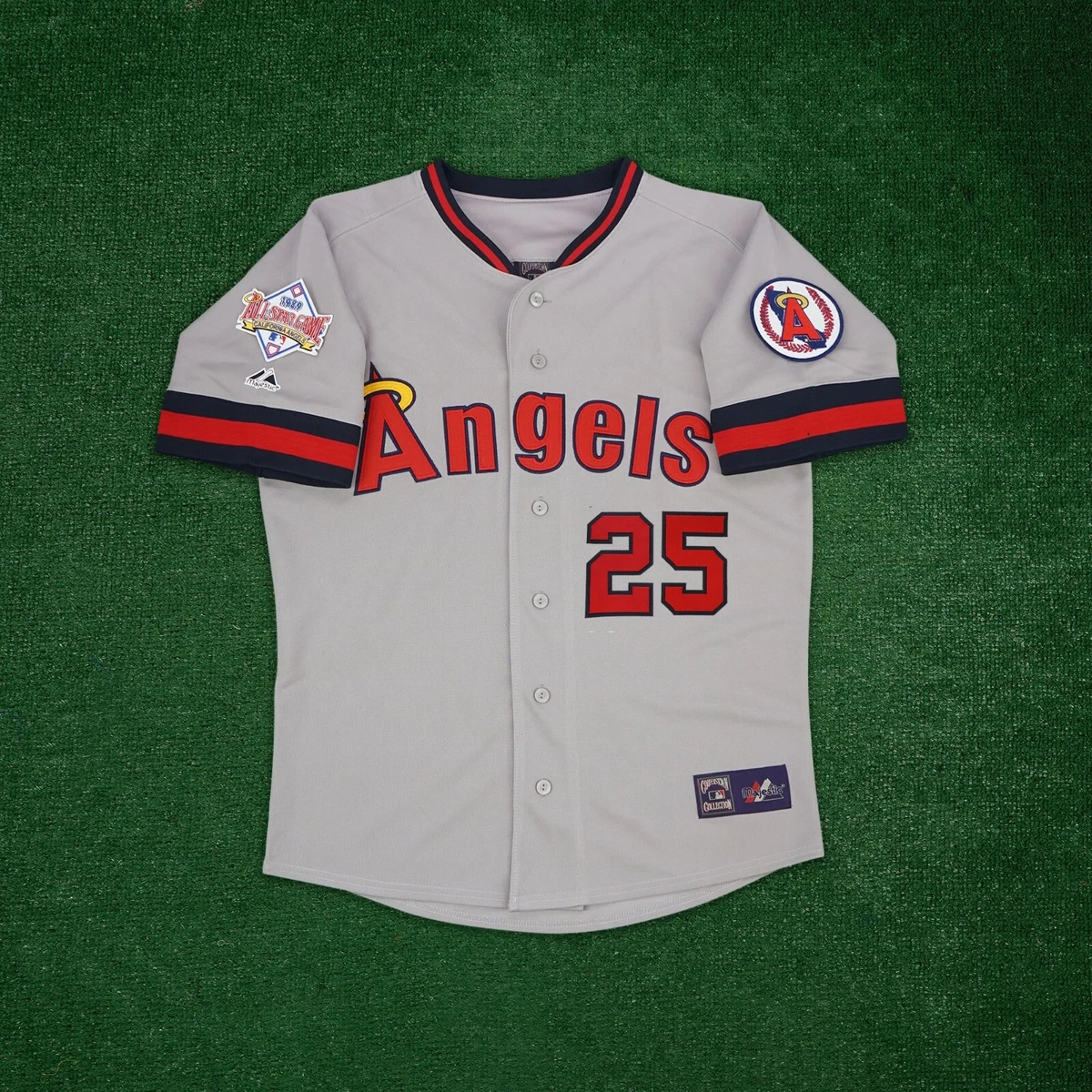 Nolan Ryan California Angels Men's Cooperstown Home White Throwback Jersey