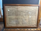 Framed Key to Gettysburg Engraving, Repulse of Longstreet's Assault, Civil War