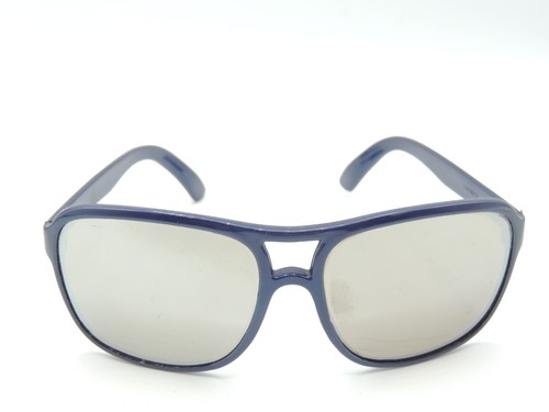 Occhiali da sole vintage Depose nylon specchiato blu navy - Foto 2 di 12