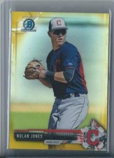 NOLAN JONES 2017 Bowman Chrome  GOLD Refractor Rookie Card #BCP69 SN#d 22/50