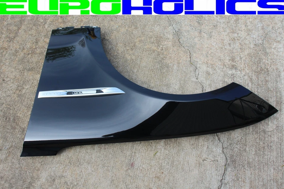 Guardabarros delantero izquierdo PEC negro ébano OEM Jaguar XJ X351 10-19 Foto 2 de 2