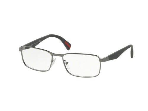 Montatura Occhiali da Vista Prada Linea Rossa PS 51GV RUBBERMAX grigio  5AV1O1 | eBay