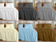 4 Pcs 100 Cotton Sheet Set 8-10 Inch Drop Soft Breathable Durable Bedding