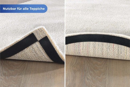 MAXIMEX Anti Rutsch Teppich Band 2m Halt 2er Set Boden Doppel Klebestreifen - Bild 5 von 8