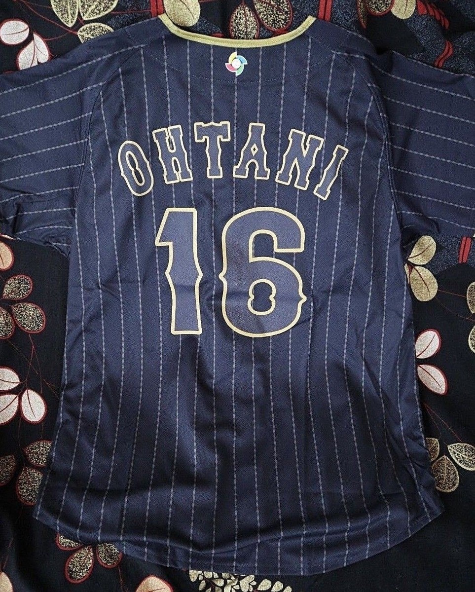 OHTANI 16番 ユニフォーム MIZUNO 2023 Samurai Japan Supporters Jersey Away Ohtani #16 | Japan