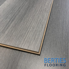 8mm Modern Grey Laminate Wood Flooring - Click System - V Groove - High Quality