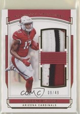 2019 Panini National Treasures Rookie Dual Materials Gold /49 Hakeem Butler 9su