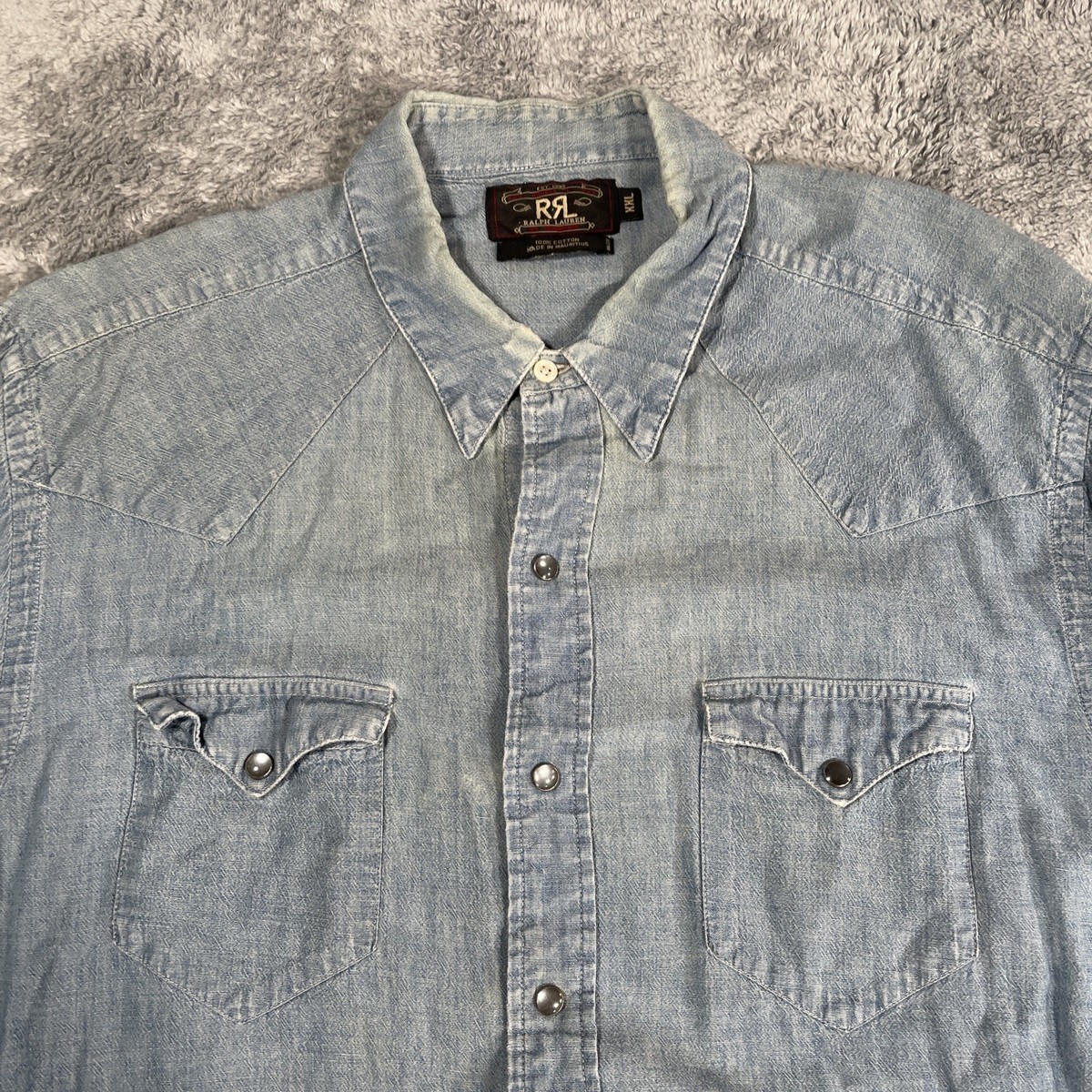 ラルフローレン　Polo Ralph Lauren RRL OVY RRL By Ralph Lauren Wool-Blend Overshirt - 782973914001