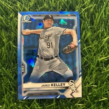 2021 Bowman Chrome Sapphire #BCP-174 Jared Kelley Chicago White Sox Baseball C10