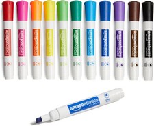 n Basics Dry Erase Whiteboard Markers, Chisel Tip, Low-Odor, Assorted