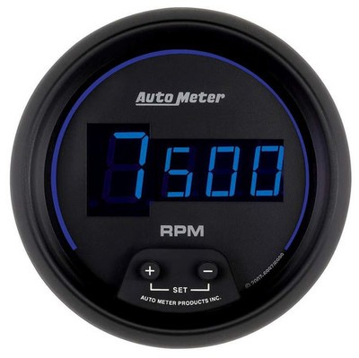 Autometer 6997 Cobalt Digital Tachometer 3-3/8 10K Rpm In-Dash Digital Black