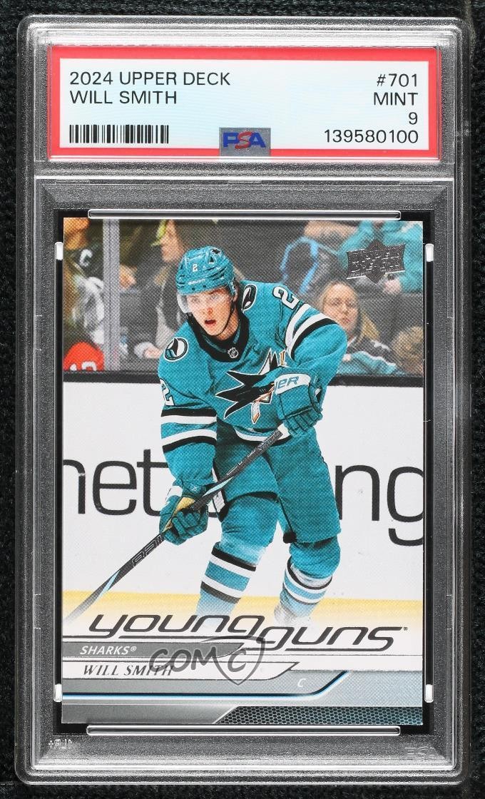 2024-25 Upper Deck Extended Series Young Guns Will Smith #701 Rookie RC 1lc1