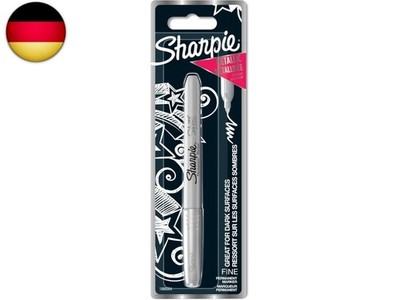 Sharpie Metallic-Permanentmarker | Marker Stifte mit feiner Spitze | Silber