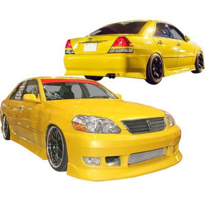 VSaero FRP FKON Body Kit 4pc (JZX110) for Mark II Toyota 01-07