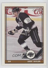 1991-92 O-Pee-Chee Dave Taylor #138 0c4
