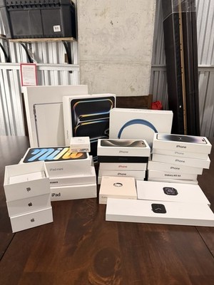 apple empty box lot