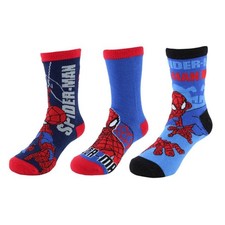 Textiel Trade Boy's Marvel Spider Man's New Day Novelty Socks 3 Pairs 