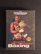 Evander Holyfield's "Real Deal" Boxing (Sega Genesis) Game & Case, No Manual