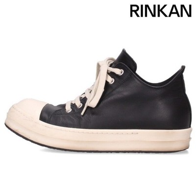 Rick Owens RAMONES Leather Low Cut Sneaker Men's 40 Used c66f4daae61811758784eea