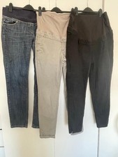 Maternity Jeggings 3 pairs size 14, Next, H&M Good Condition