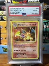 2016 Pokemon XY Evolutions #11/108 Charizard Holo PSA 8
