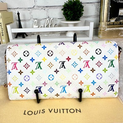 Louis Vuitton X Murakami Multicolor Sarah long wallet crossbody