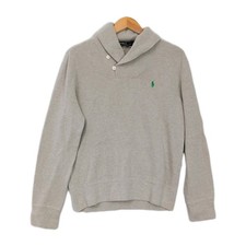 Polo Ralph Lauren Shawl Collar Pullover Sweater Mens S Beige Preppy Heritage