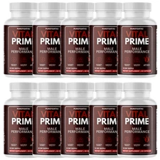 Vital Prime Men’s Health Supplement – Stamina & Energy Boost – 10 Bottles