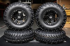RANGER XP1000 30" SNIPER 920 RADIAL ATV TIRE 14" VIPER BLK WHEEL KIT POL10K