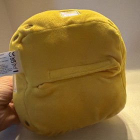 COIN BLOCK plush pillow new super mario bros wii nintendo nes w/ SOUND Works