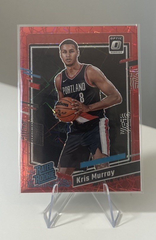2023-24 Donruss Optic Rated Rookie Kris Murray #213 Red Velocity Prizm /299 (RC)