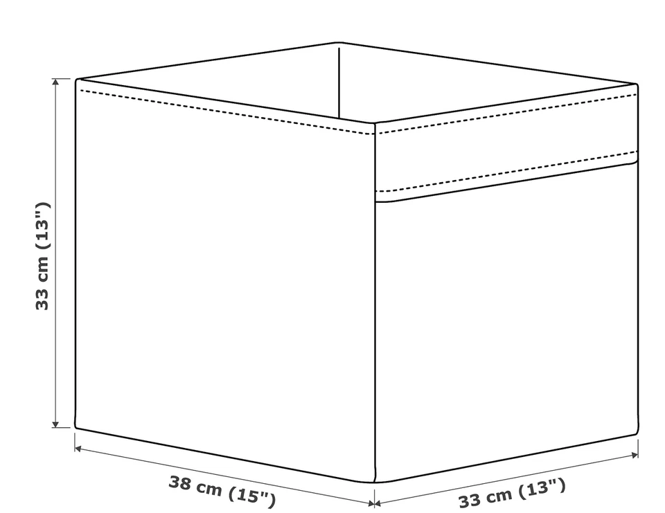 宜家 SKOGSDUVA 绿色盒存储儿童海狸 13x15x13" 33x38x33 适用于 Kallax 全新 — 第 4/4 张图片