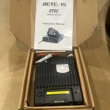 OPEN BOX1 Retevis RT95 Walkie Talkie Mobile Car Ham Radio DualBand UHF430-440
