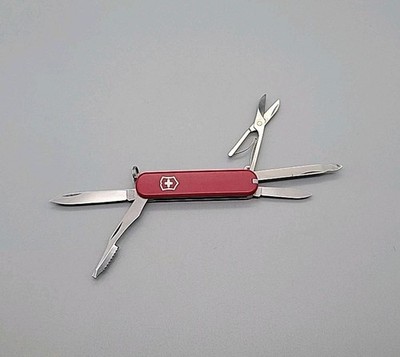 Victorinox Executive 74mm Swiss Army Knife - Red - Rivet Scissors
