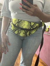 Off-White Belt Bag In Python Print Nylon. Item Is in very good condition .