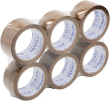 Brown Packing Tape – Strong Parcel Tape for Boxes, Shipping & Moving – Heav