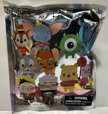 DISNEY BEST FRIENDS SERIES 20 FIGURAL BAG CLIP BAMBI DUMBO SULLY POOH PIGLET NEW
