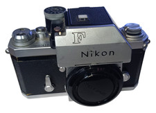 Nikon F SLR Film Camera with Photomic Tn finder, Untested; 4 Repair or Parts