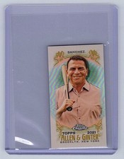 2021 Topps Chrome Mini Allen and Ginter Jesse Sanchez #260 Refractor 