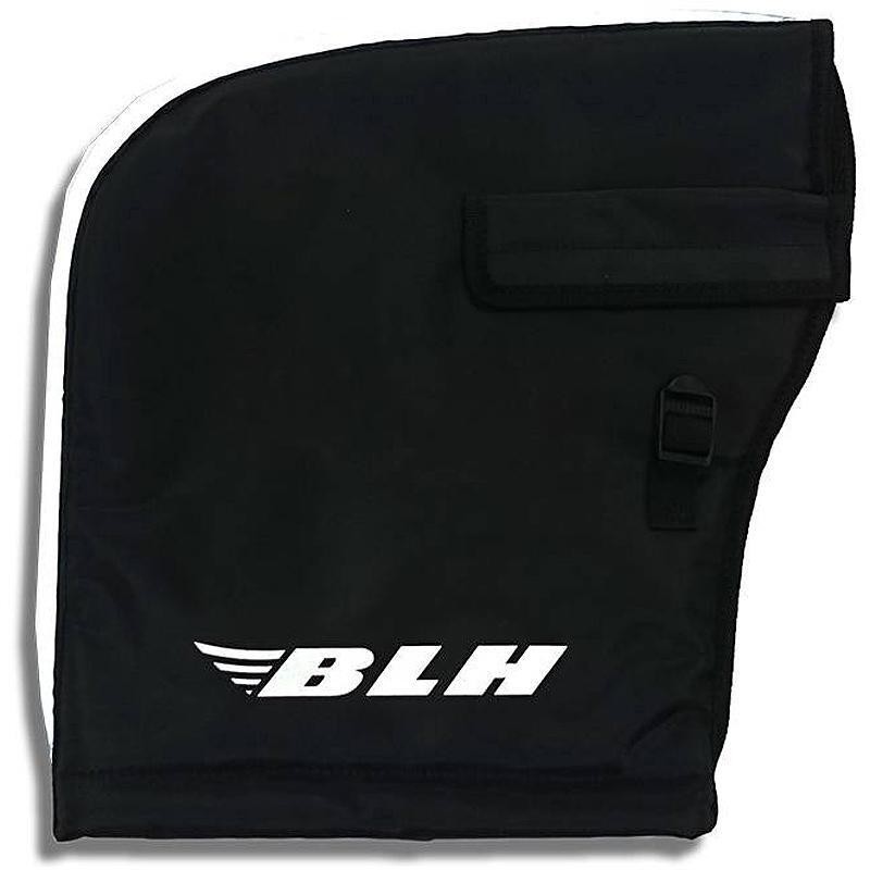 Manchons universels BLH en textile noir pour guidon de moto et scooter
