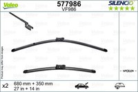 Wischblatt Vorne FÜR Renault Captur Ii (Hf ) - Valeo 577986
