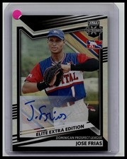 JOSE FRIAS 2022 Panini Elite Extra Edition Baseball AUTO Autograph RC #183