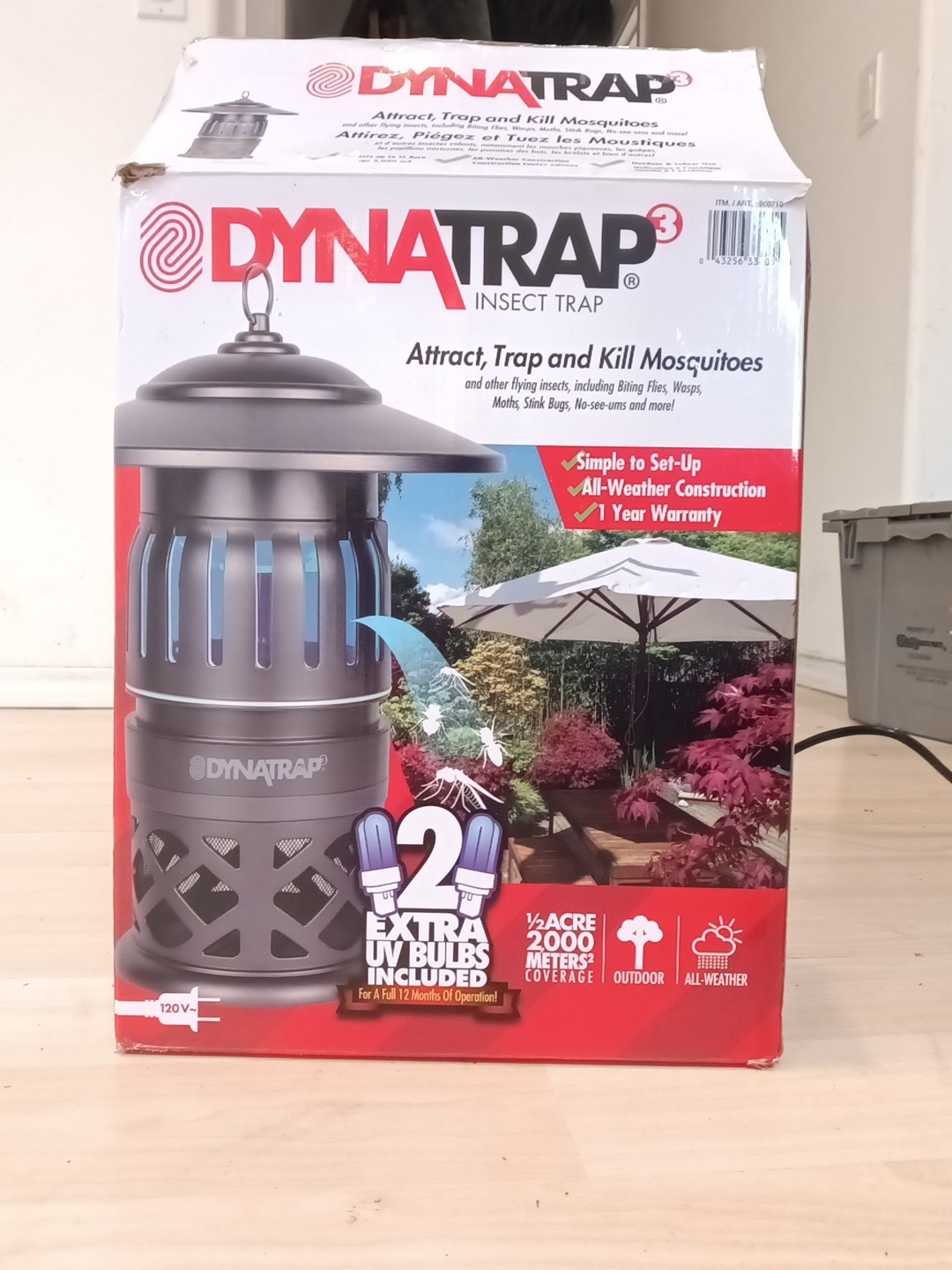 DynaTrap 1900710 Insects Trap 3 - black