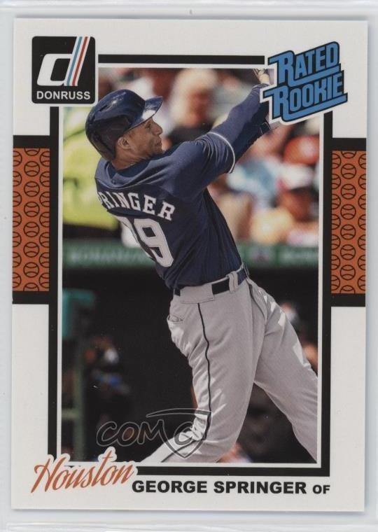 2014 Panini Donruss Rated Rookie George Springer #249 1h31