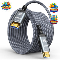 Hdmi Kabel 20M 8K 48Gbps Highspeed 60Hz 4K 120Hz Earc 3D Hdcp FüR Fernseher