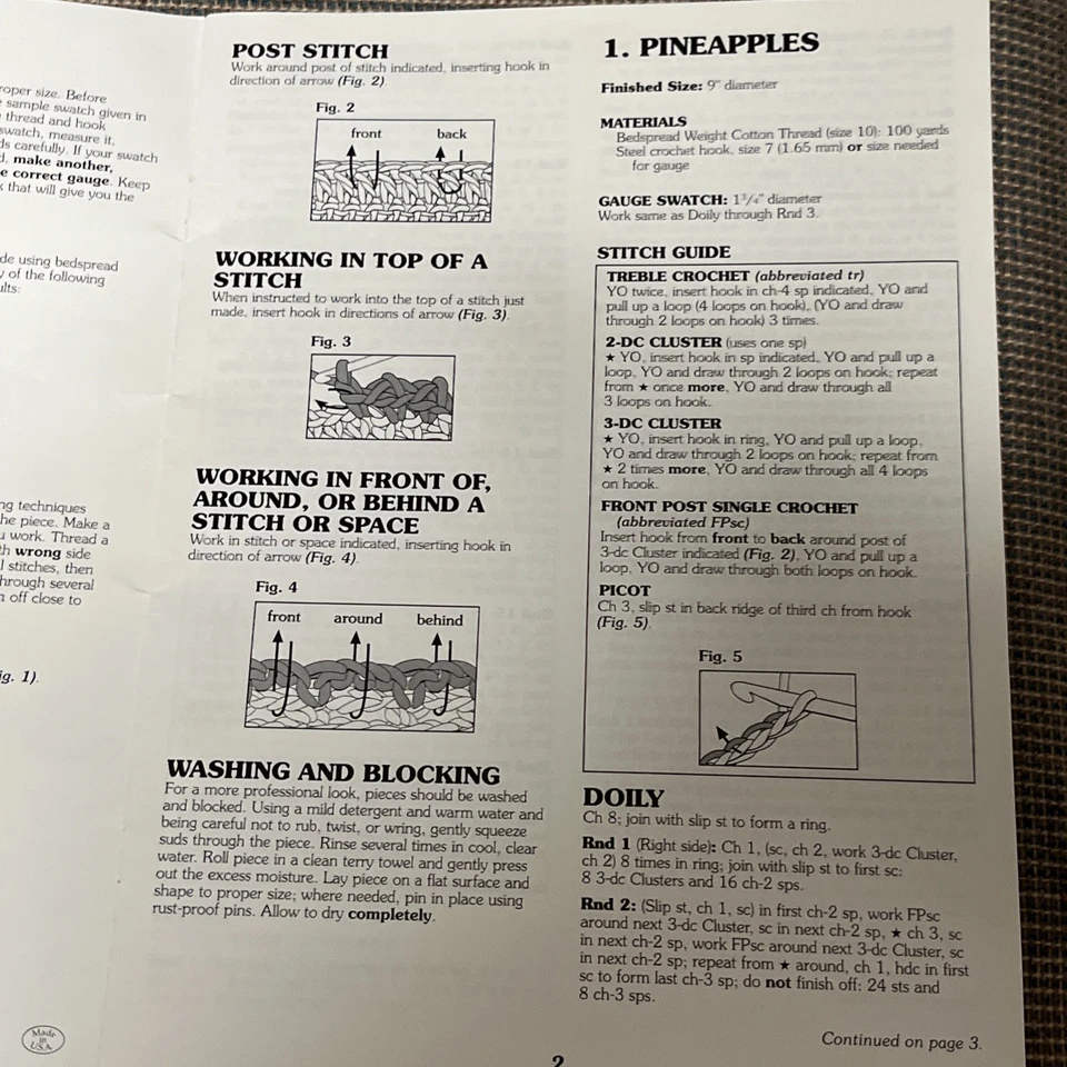 Leisure Arts Crochet Pattern Doilies with Flair Sarah Green - Image 3 of 4