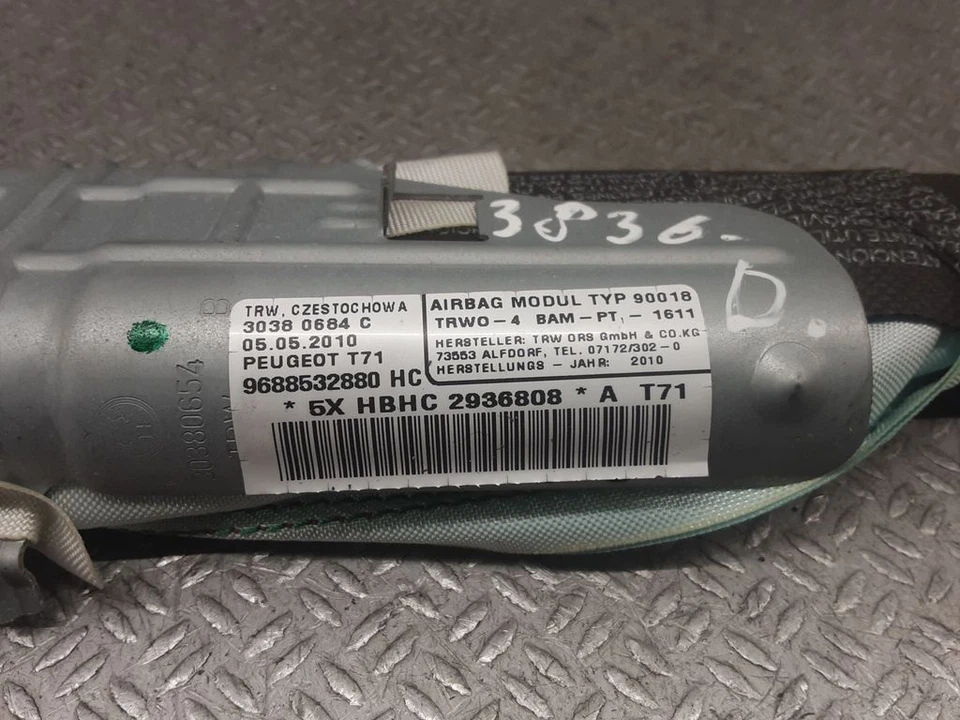 Otra pieza interior derecha peugeot 308 2011 9688532880hc dev486296 Foto 2 de 3